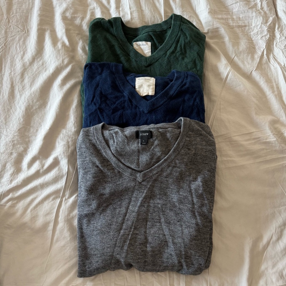 J. Crew V-Neck Sweater Bundle